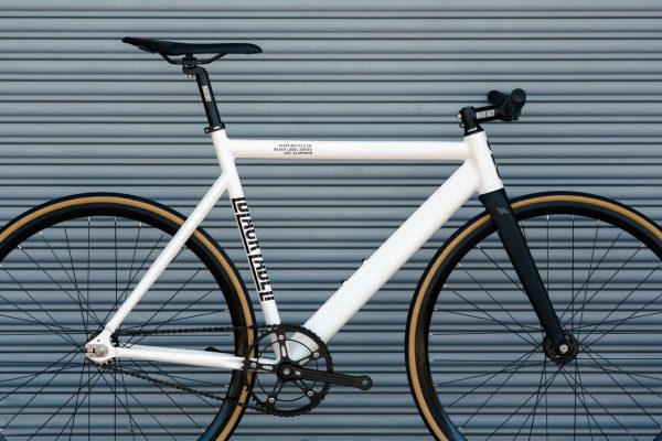 State Bicycle Co. Fixed Gear Bicycle Black Label v2 Pearl White-11300
